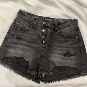 Wild Fable Black Denim High Rise Shorts